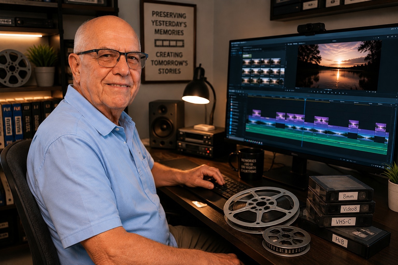 Video editing workstation — learning by doing